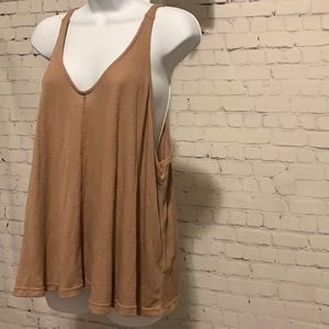 Free People Dani Tank in Mocha